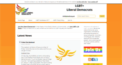 Desktop Screenshot of lgbt.libdems.org.uk