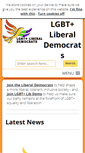 Mobile Screenshot of lgbt.libdems.org.uk